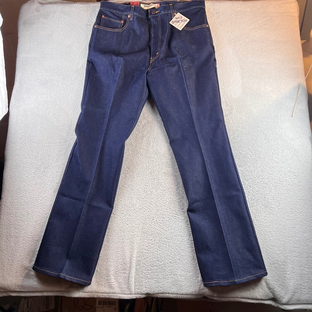 VTG Levis 517 Boot Cut Jeans Mens 40x32 Indigo Deadstock 2000's 00517-2017 NWT - Picture 2 of 11